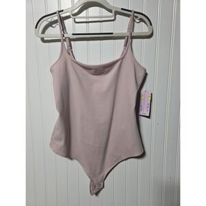 Wild Fable Body Suit Women's XL Mauve Butterbliss Super Soft Fabric Snap